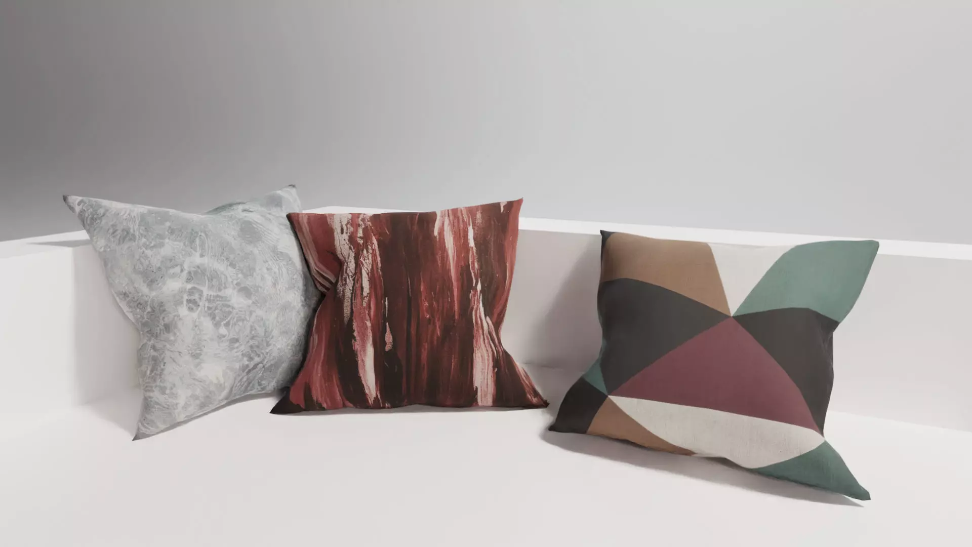 Shapespark low poly pillows kit - Free 3D model