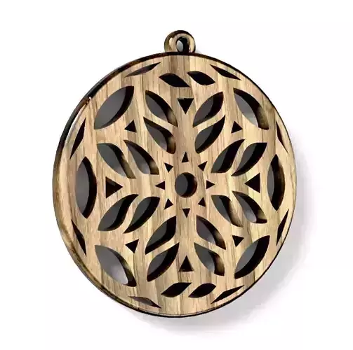 HM Mandala 140 Keychain or Earring 