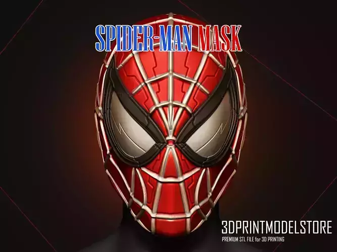 Spiderman Mask - Marvel Cosplay Helmet 3D print model