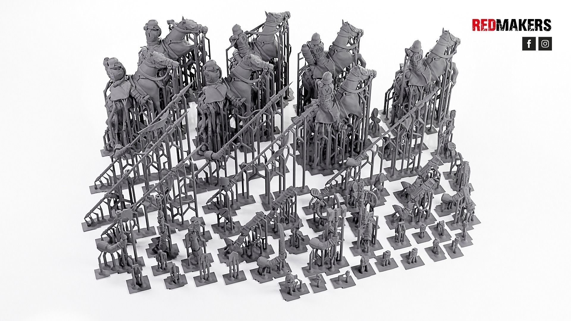 Death Division - Cavalry of the Imperial Force - Dynamic poses 3D print model_31