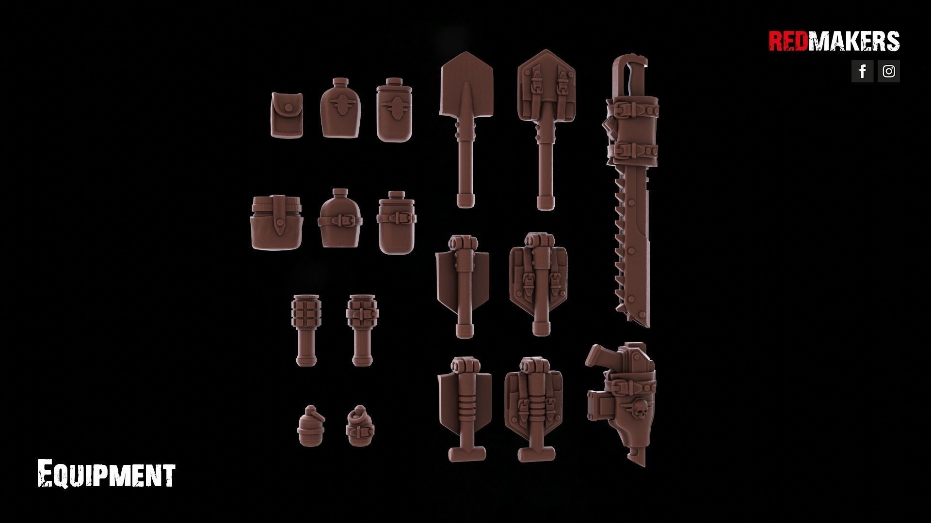 Death Division - Cavalry of the Imperial Force - Dynamic poses 3D print model_9