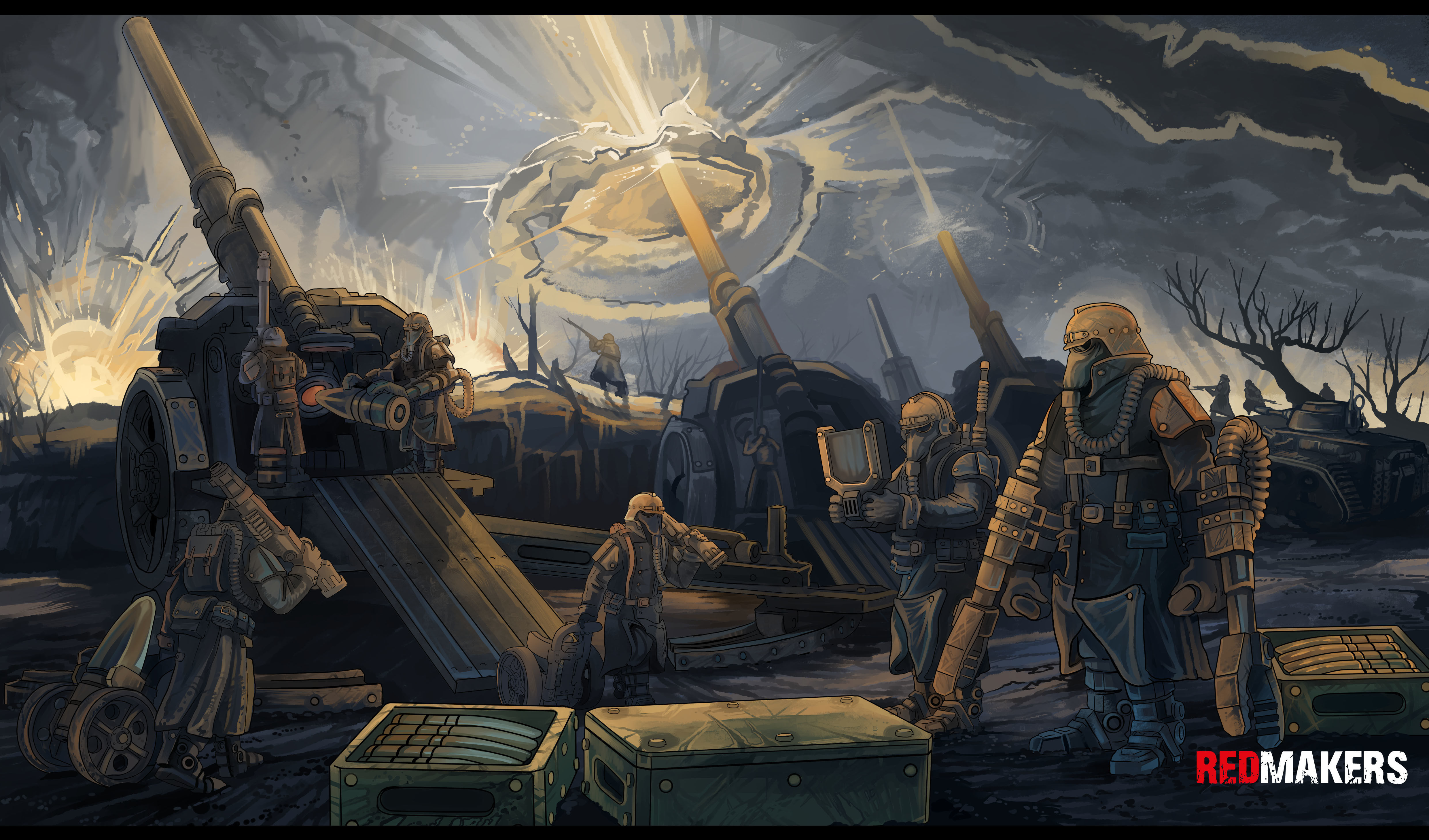 Death Division - Cavalry of the Imperial Force - Dynamic poses 3D print model_51