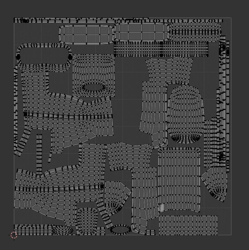 3D Gun Barcode - Barcode Scanner Shopping 3D Element 3D model_15