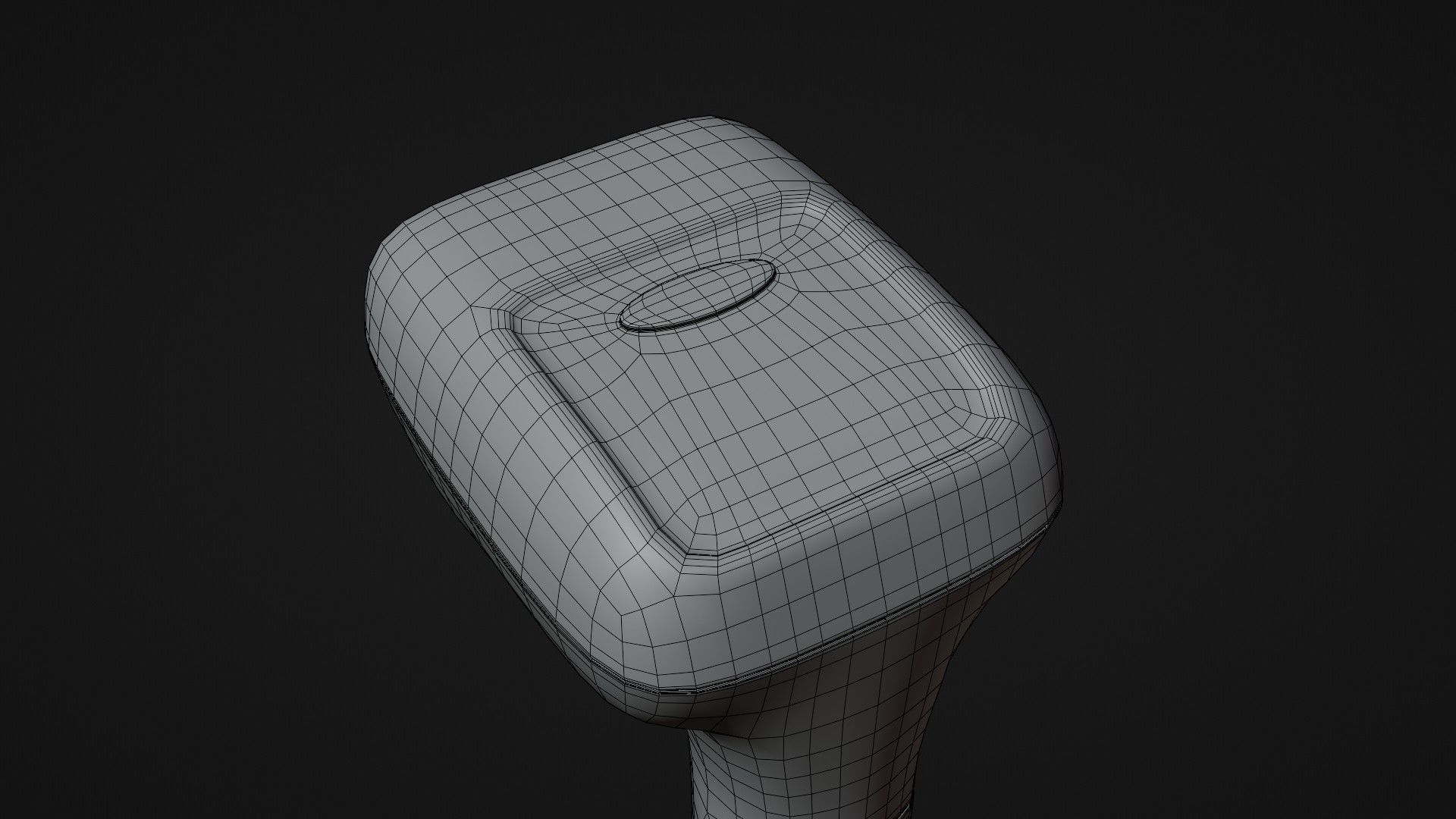 3D Gun Barcode - Barcode Scanner Shopping 3D Element 3D model_5