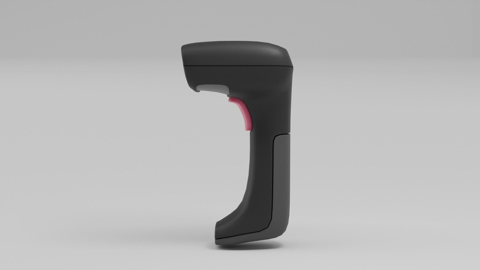 3D Gun Barcode - Barcode Scanner Shopping 3D Element 3D model_2