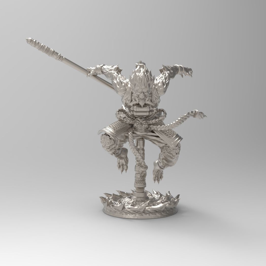 Monkey King 3D print model_2