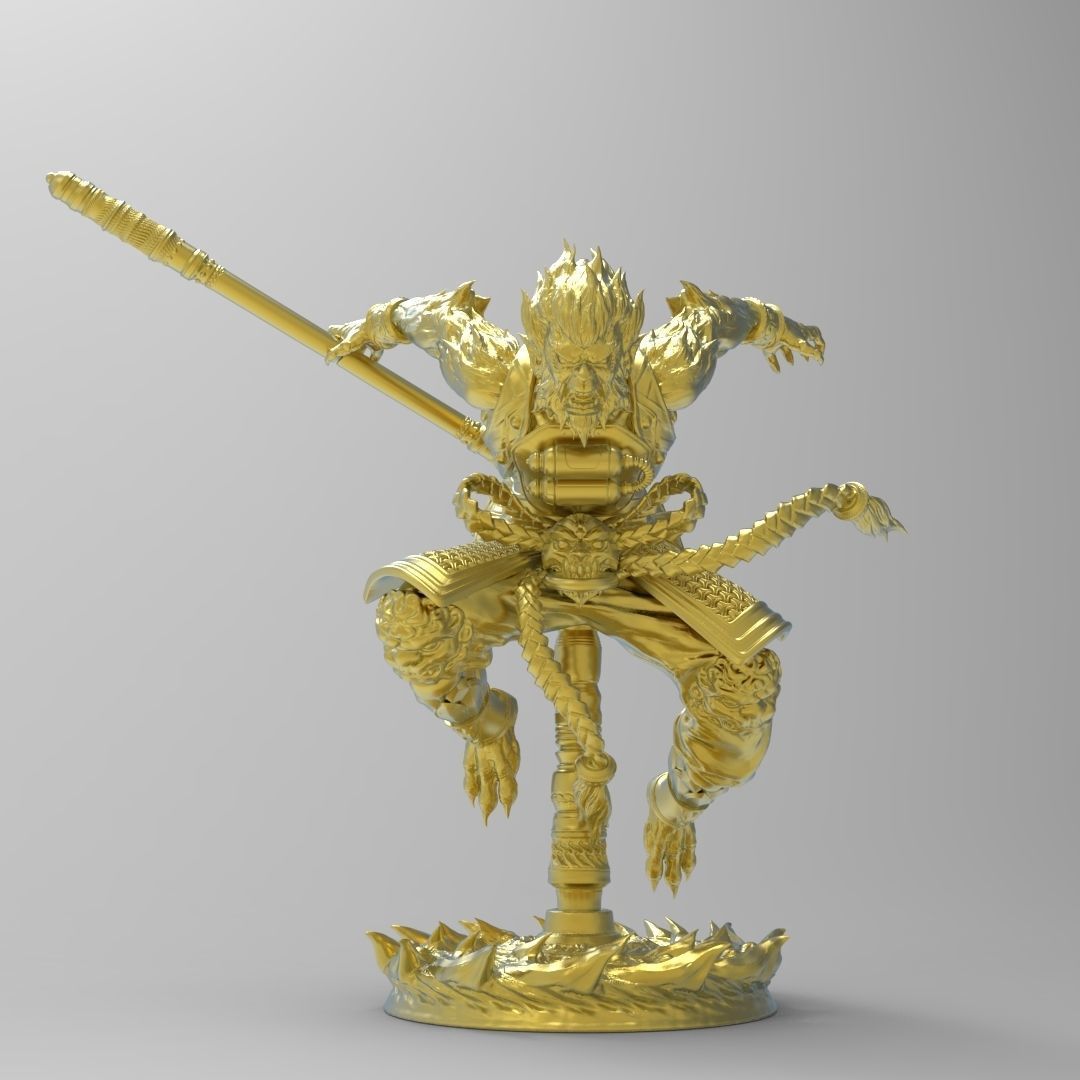 Monkey King 3D print model_8