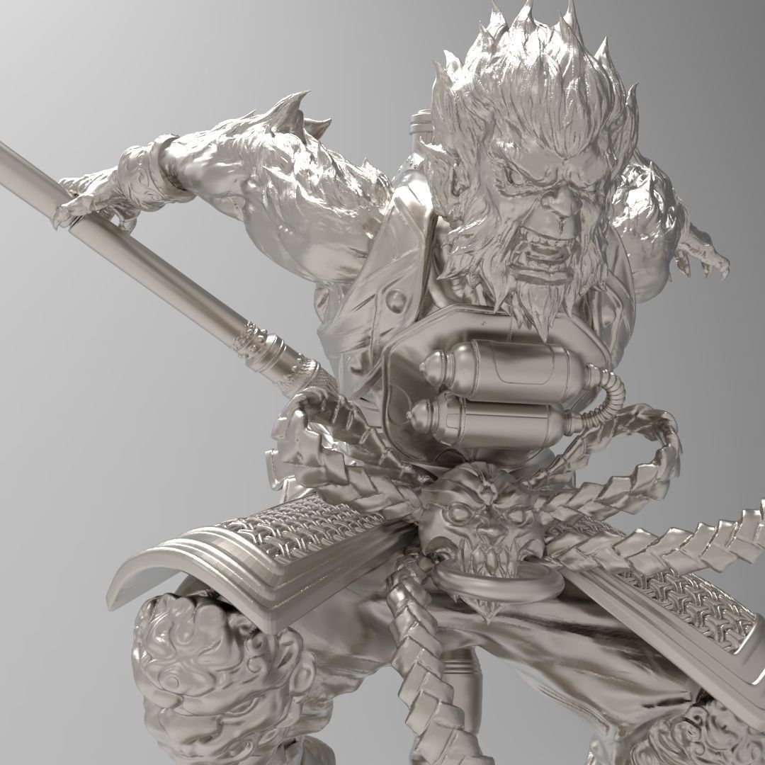 Monkey King 3D print model_13