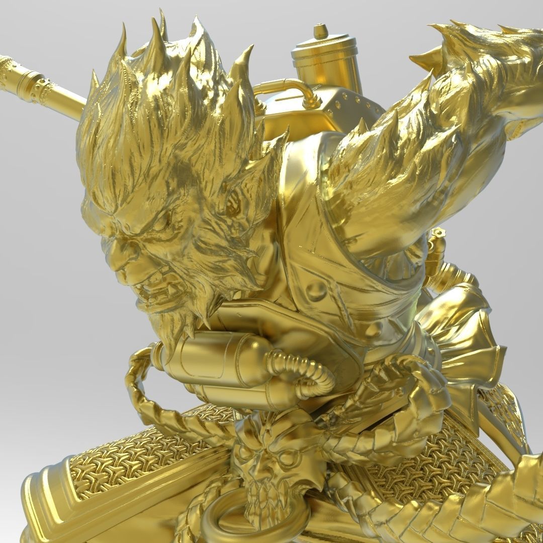 Monkey King 3D print model_10