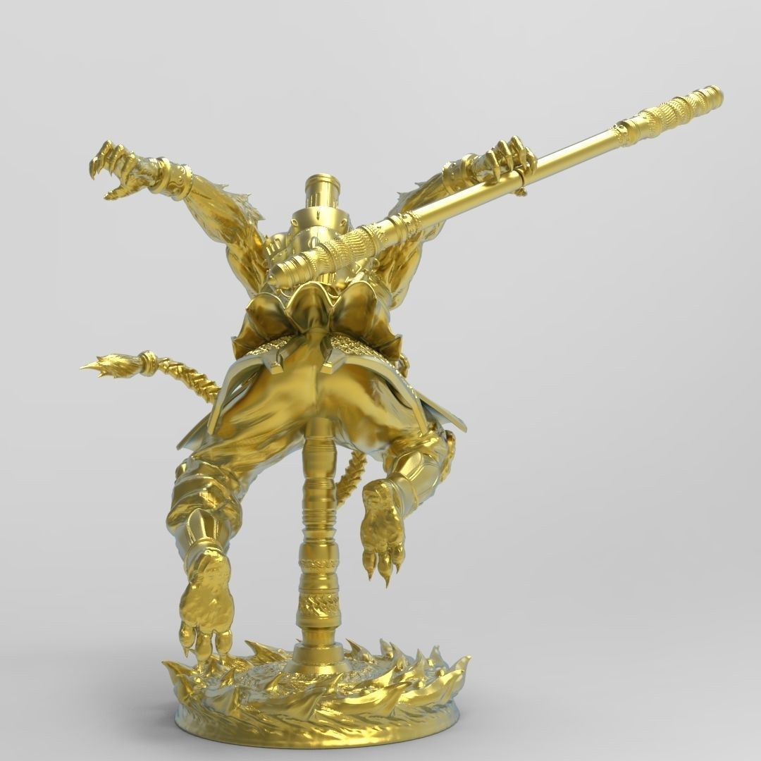 Monkey King 3D print model_9
