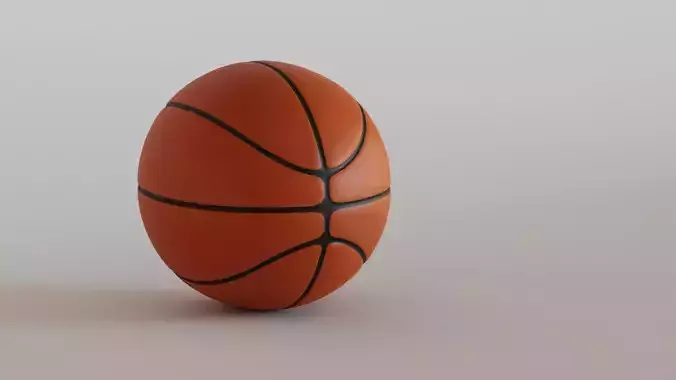Basketball 3D model illustration model