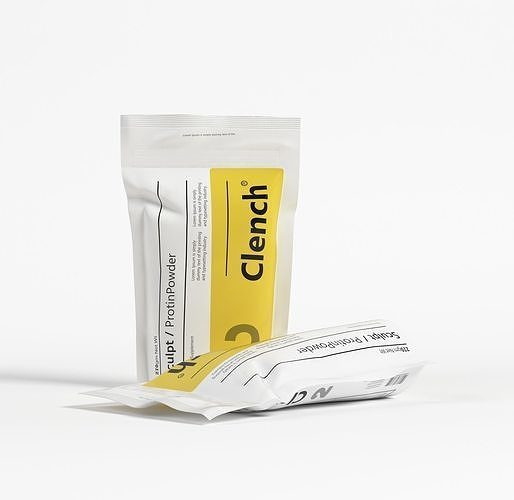 Model Food Doypack Packaging 3D Low-poly 3D model 6