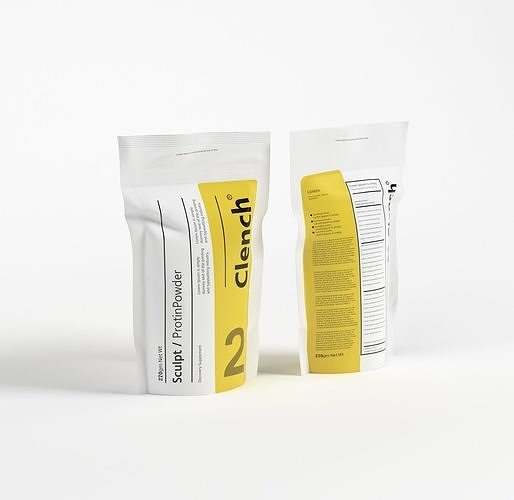 Model Food Doypack Packaging 3D Low-poly 3D model 7