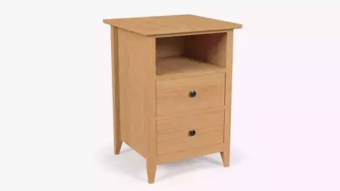Wooden Bedside Table