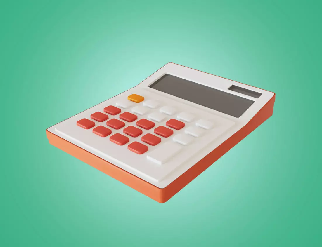Calculator Minimal 3D model