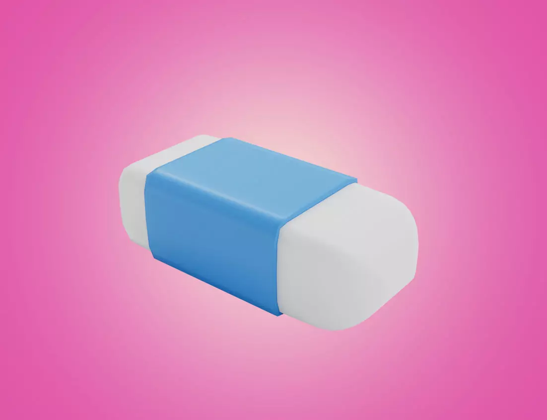 Eraser Minimal 3D model