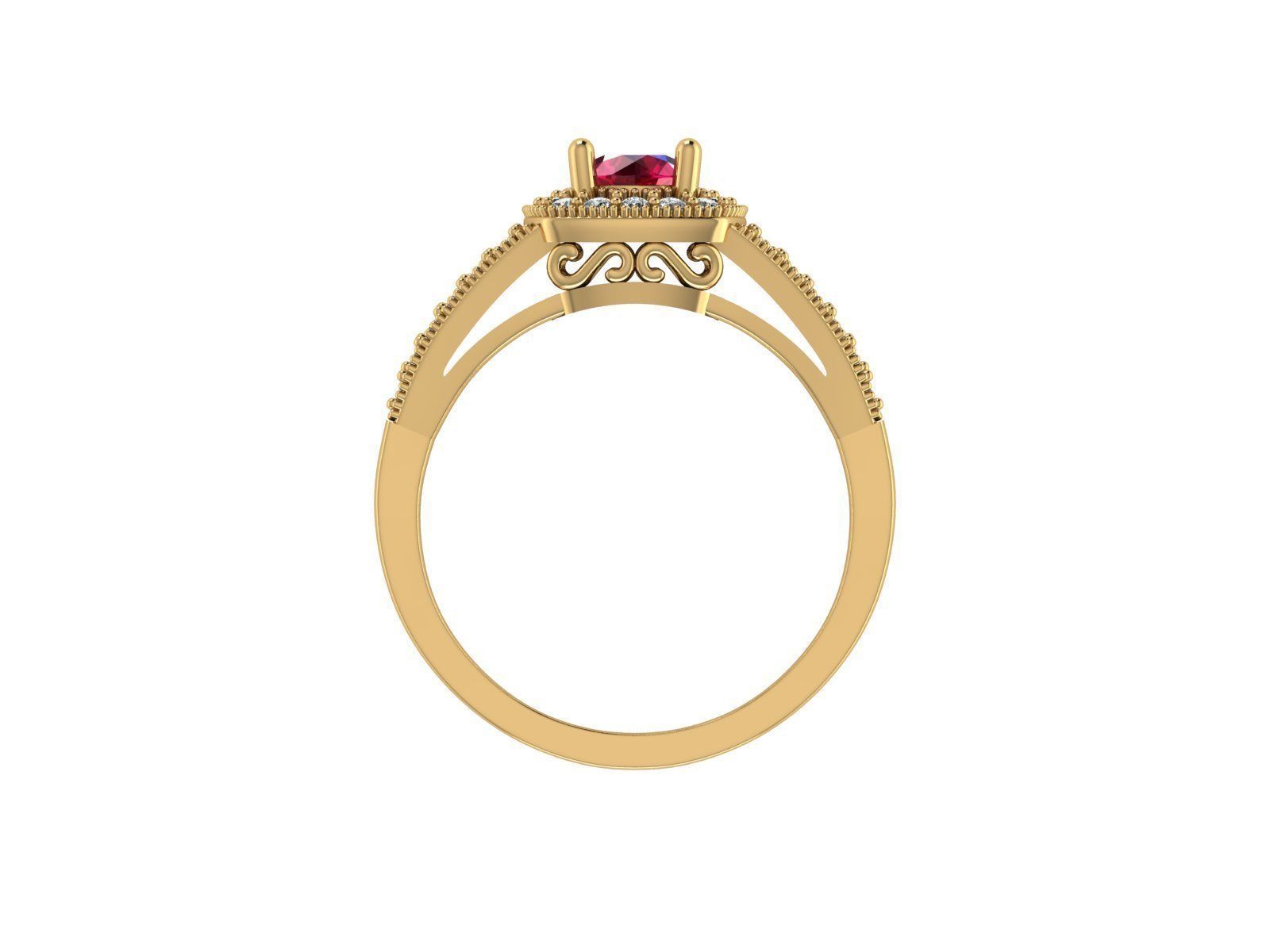 ring 10092 3D print model_3