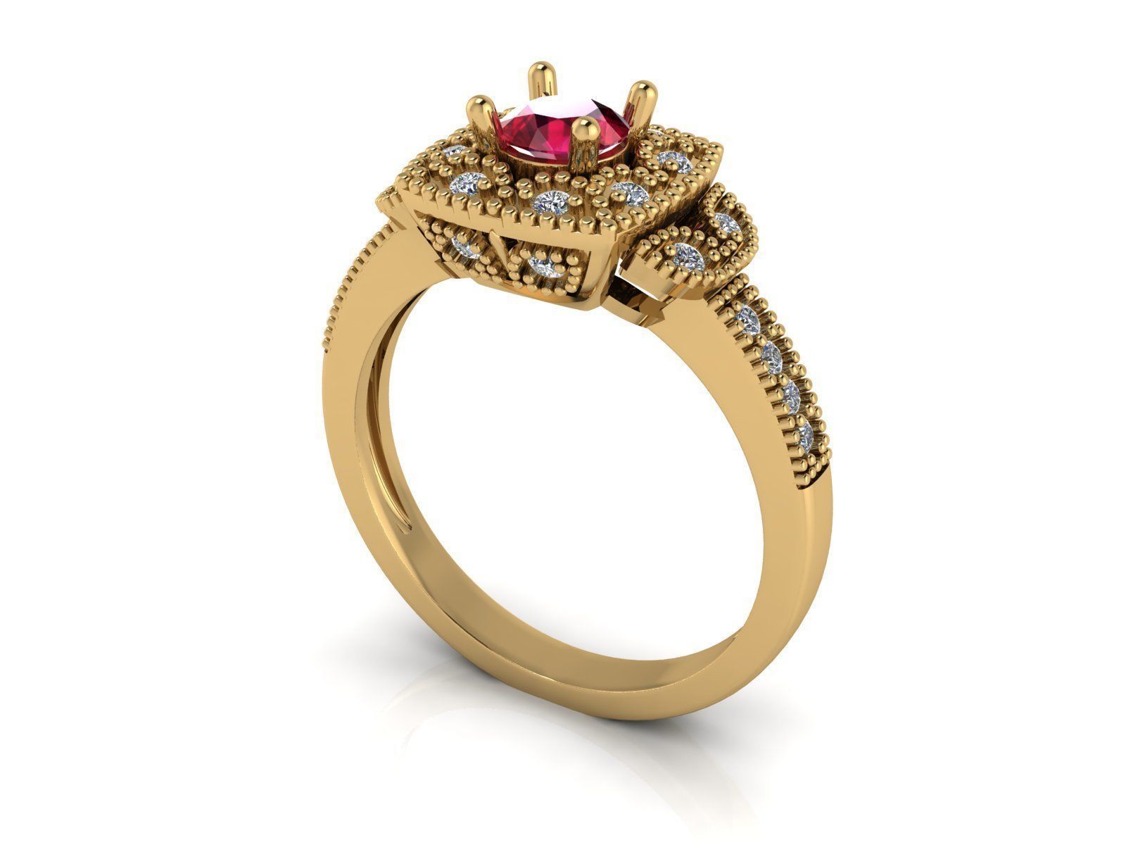 ring 10090 3D print model_1