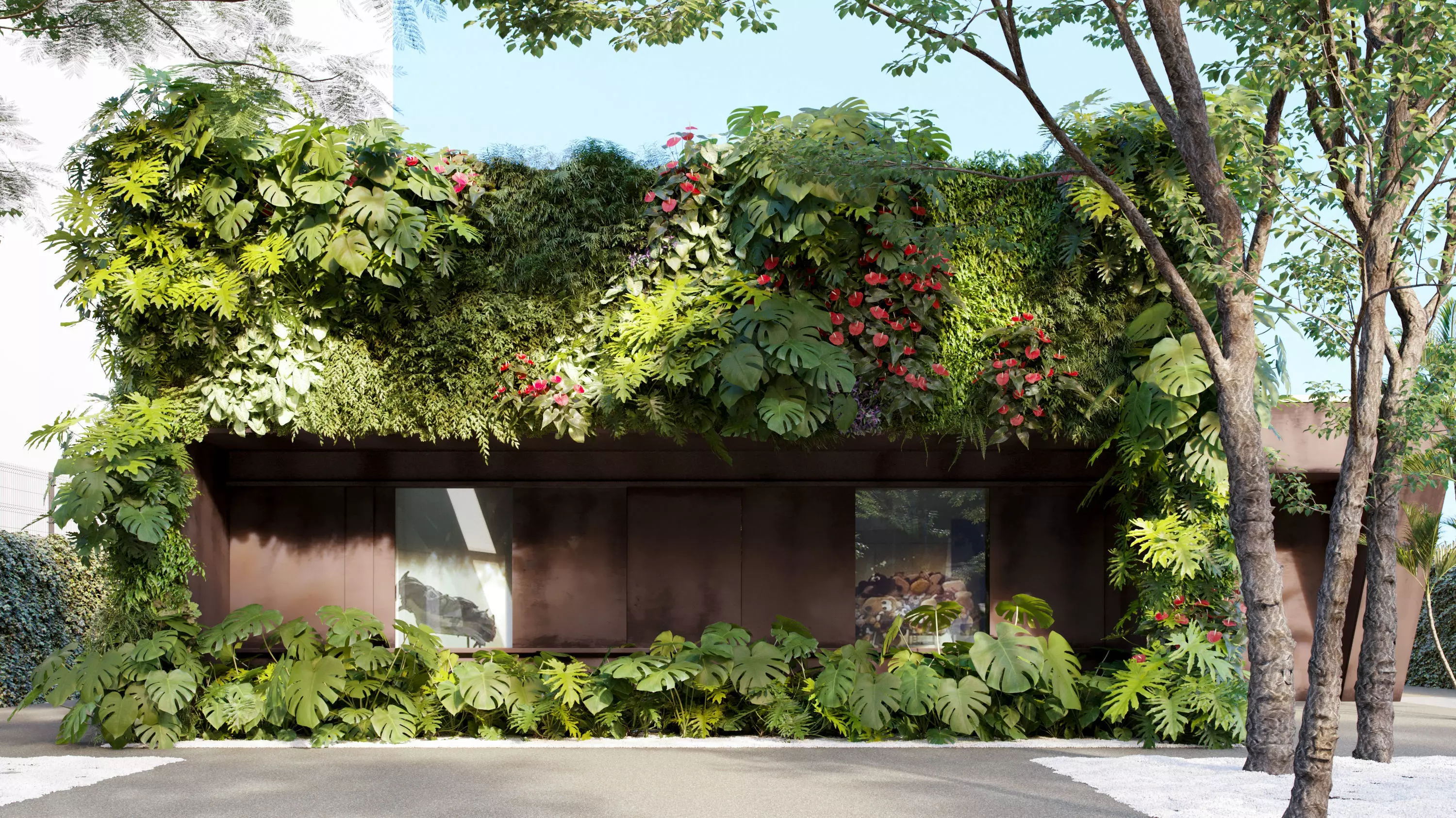 Bundle 21  Vertical garden 3D model_0