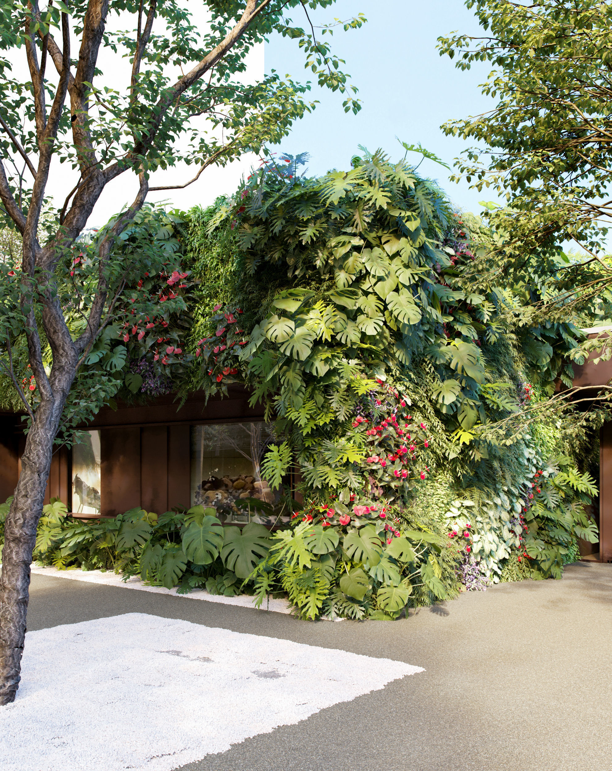 Bundle 21  Vertical garden 3D model_1