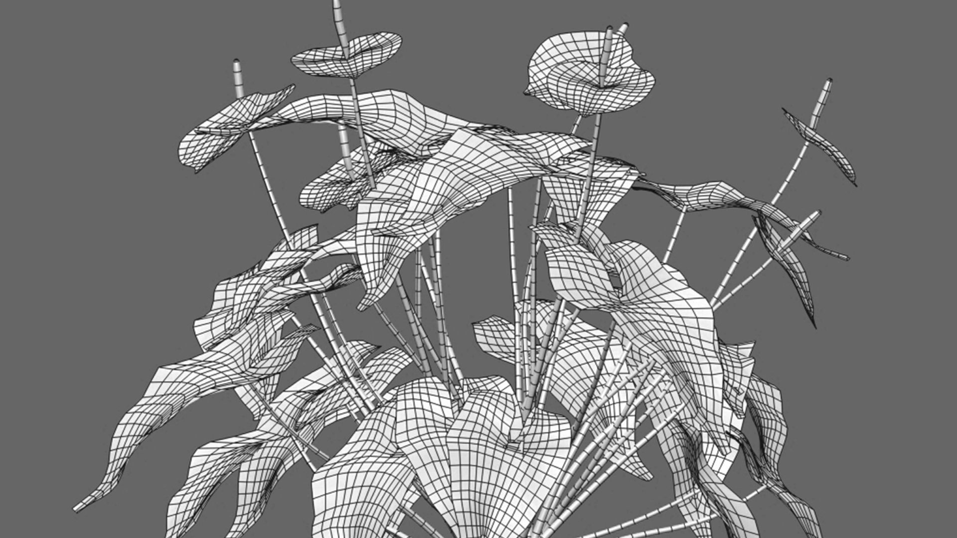 Bundle 21  Vertical garden 3D model_10