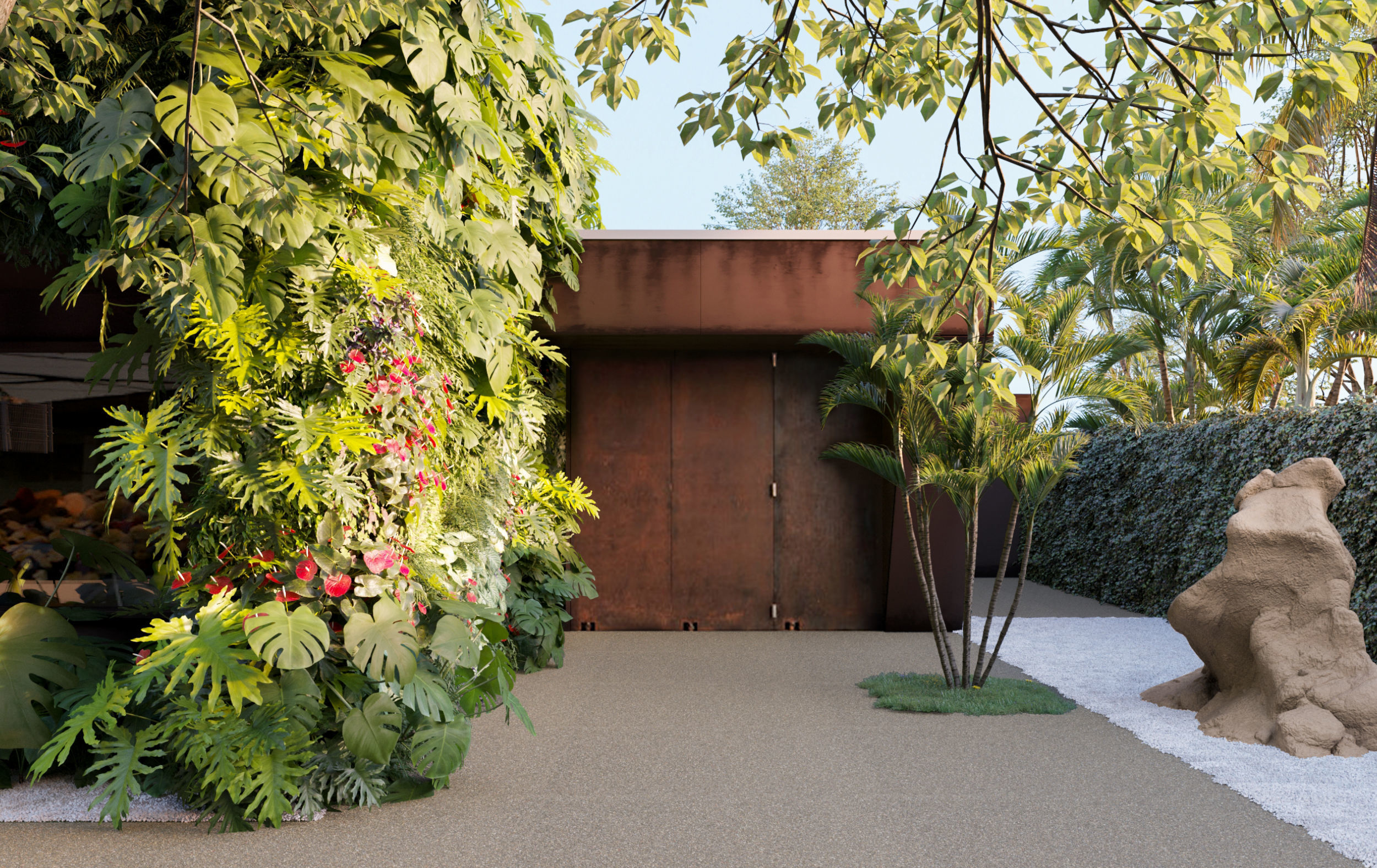 Bundle 21  Vertical garden 3D model_2