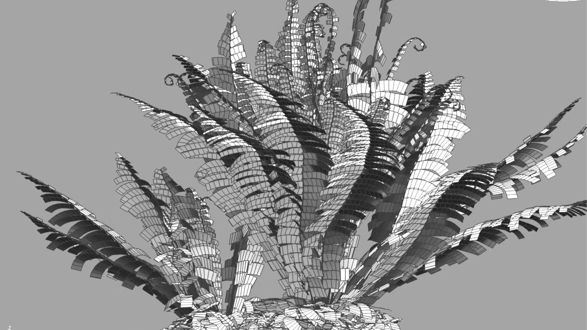 Bundle 21  Vertical garden 3D model_17