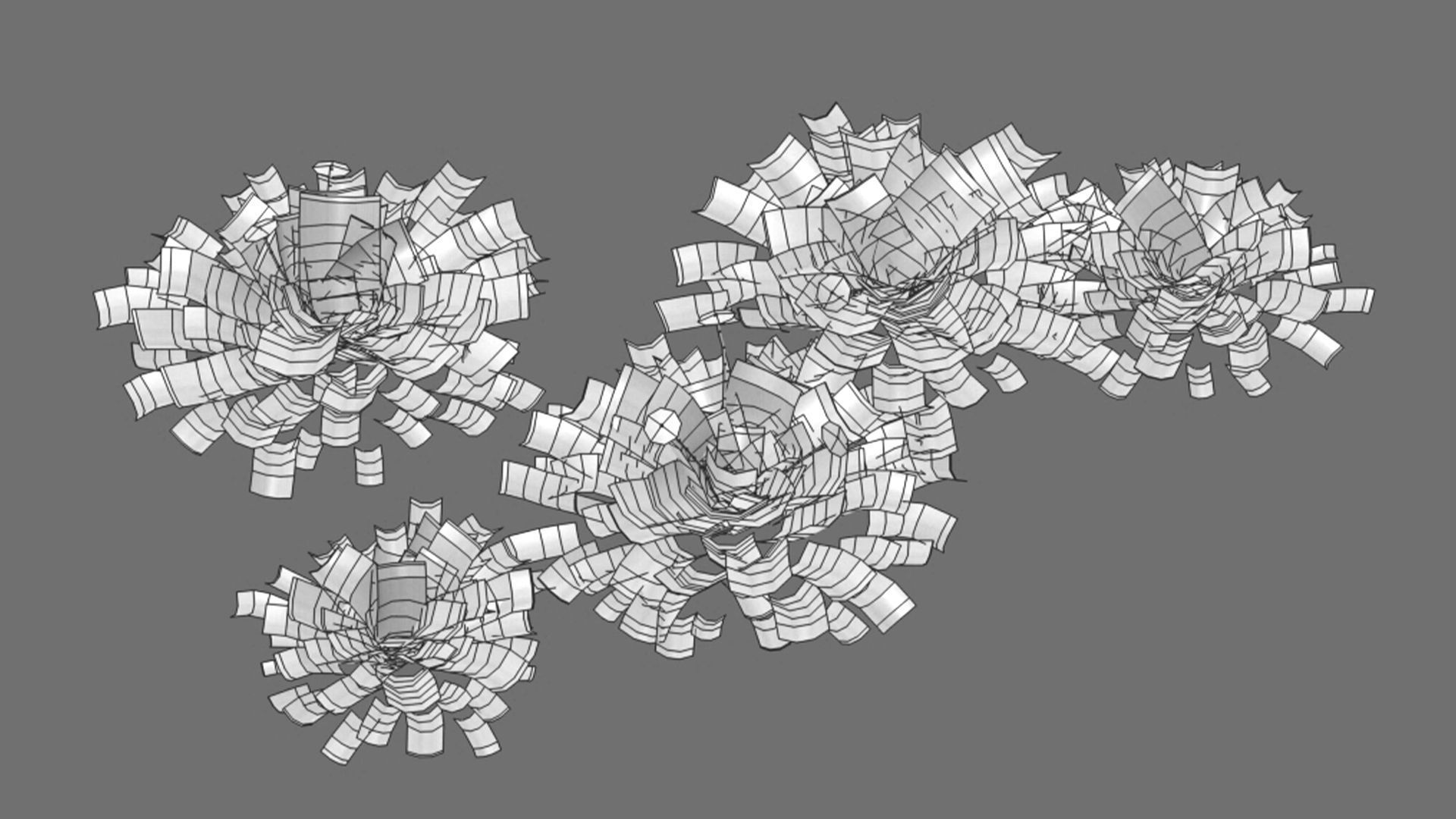 Bundle 21  Vertical garden 3D model_14