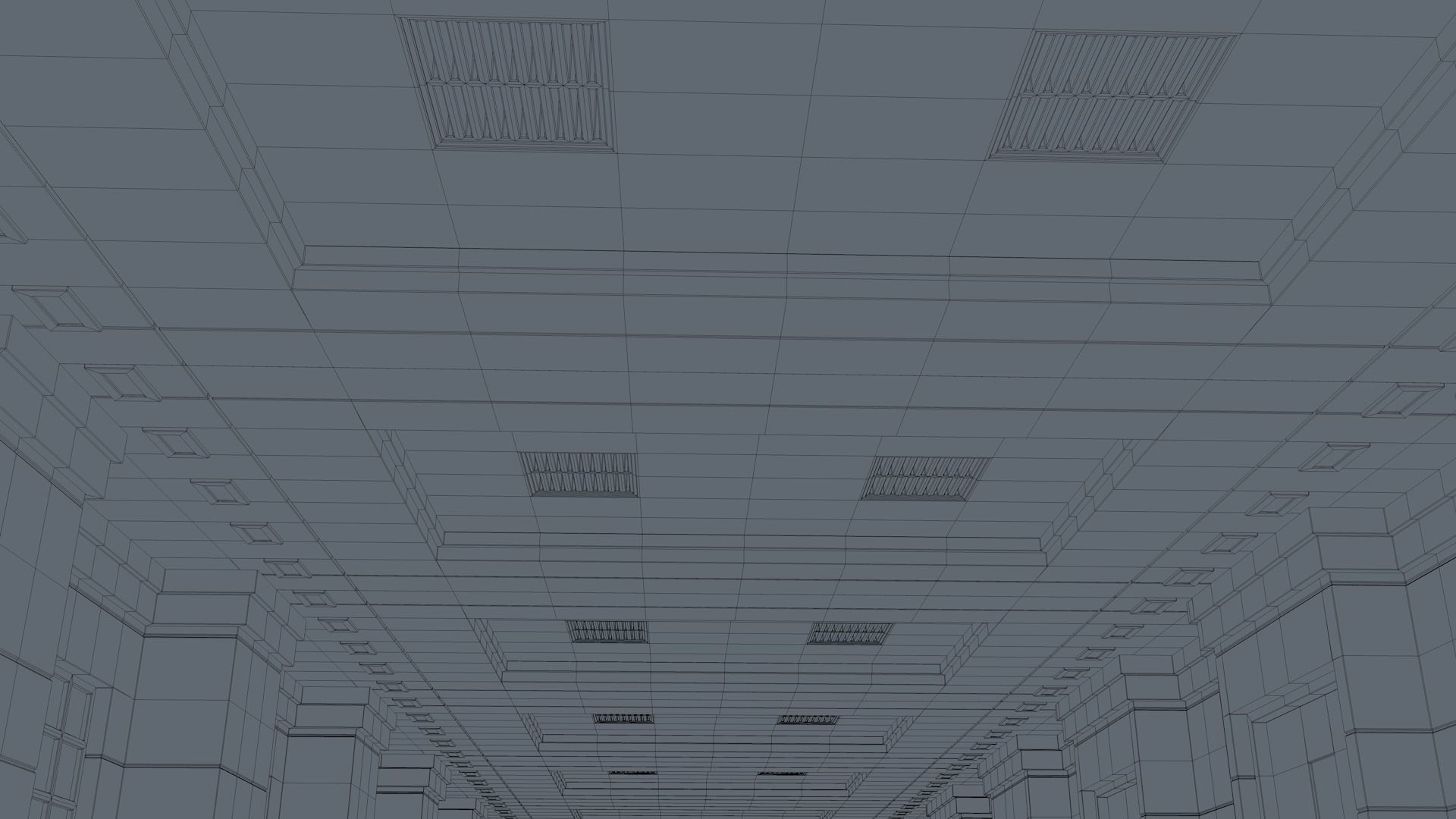 Apartment Hallway 3D model_19