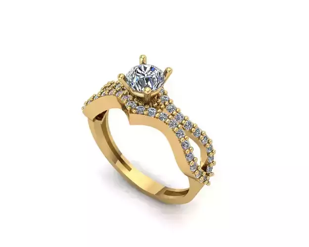 Solitaire ring
