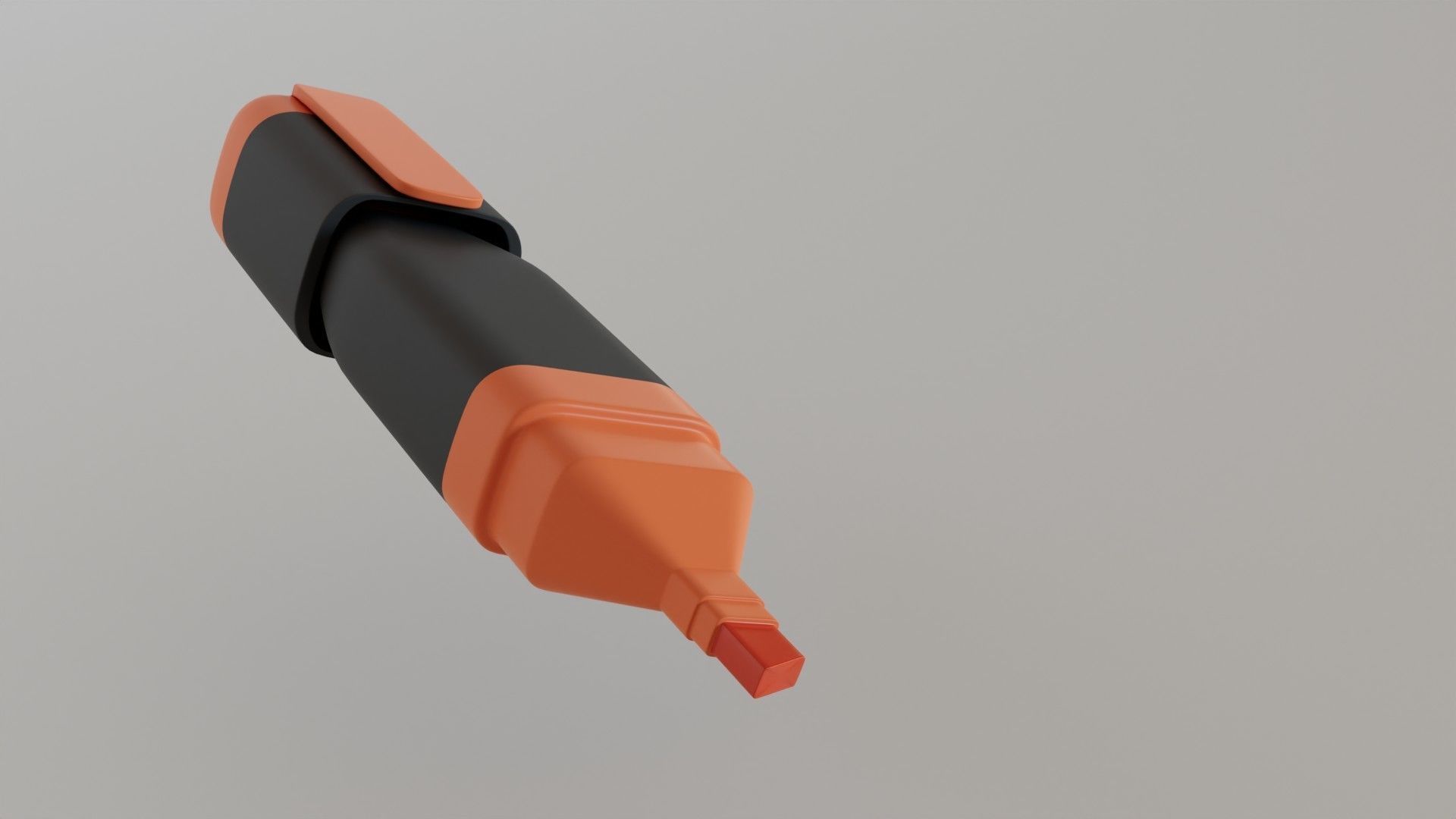 Highlighter Pen model 3D model_3