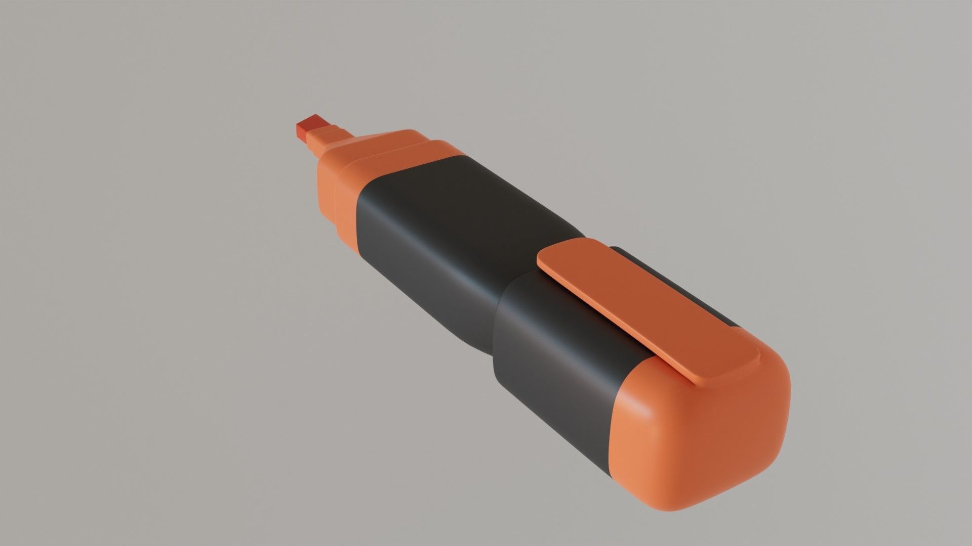 Highlighter Pen model 3D model_2