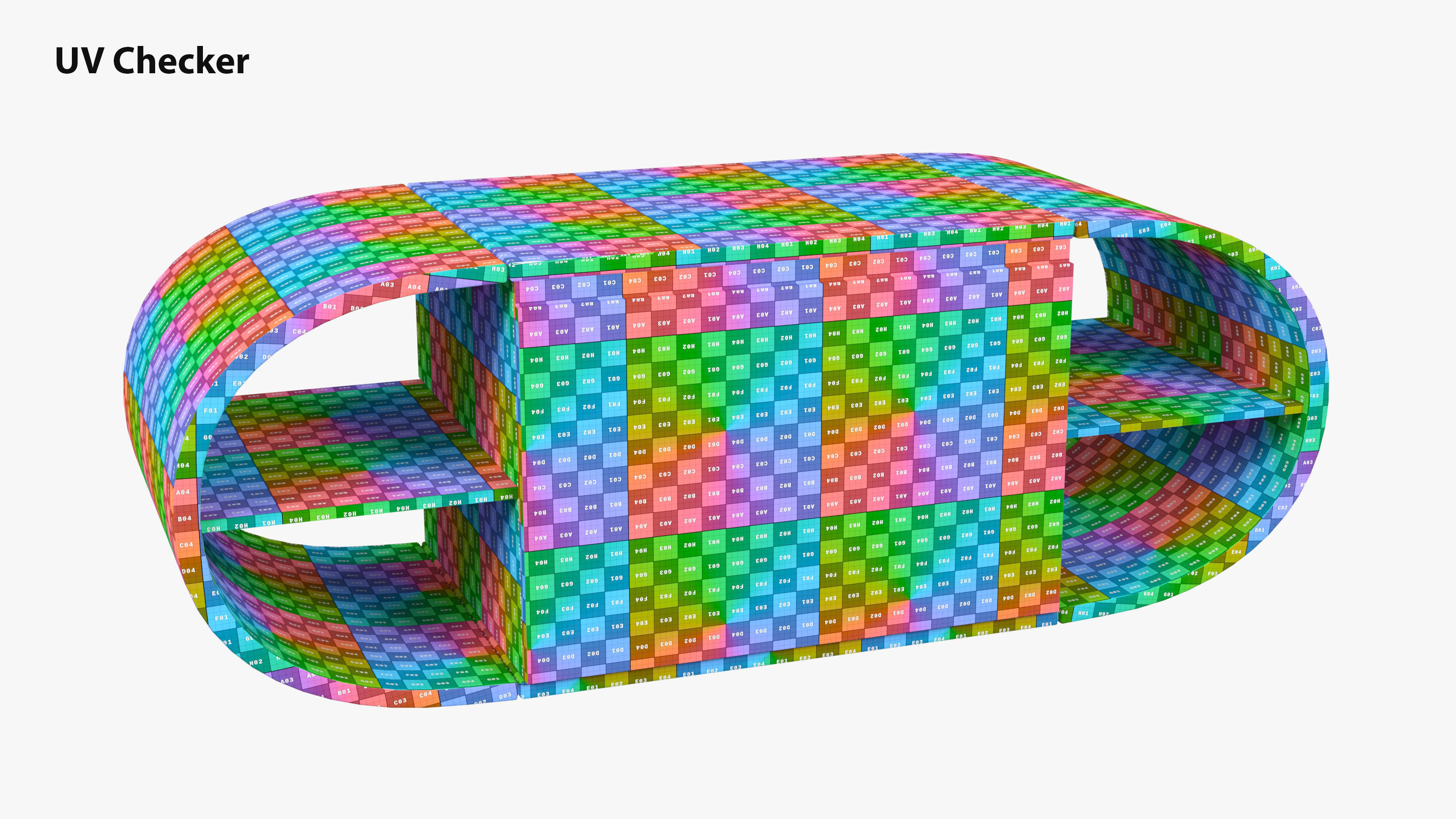 Round TV Stand Low-poly 3D model_13