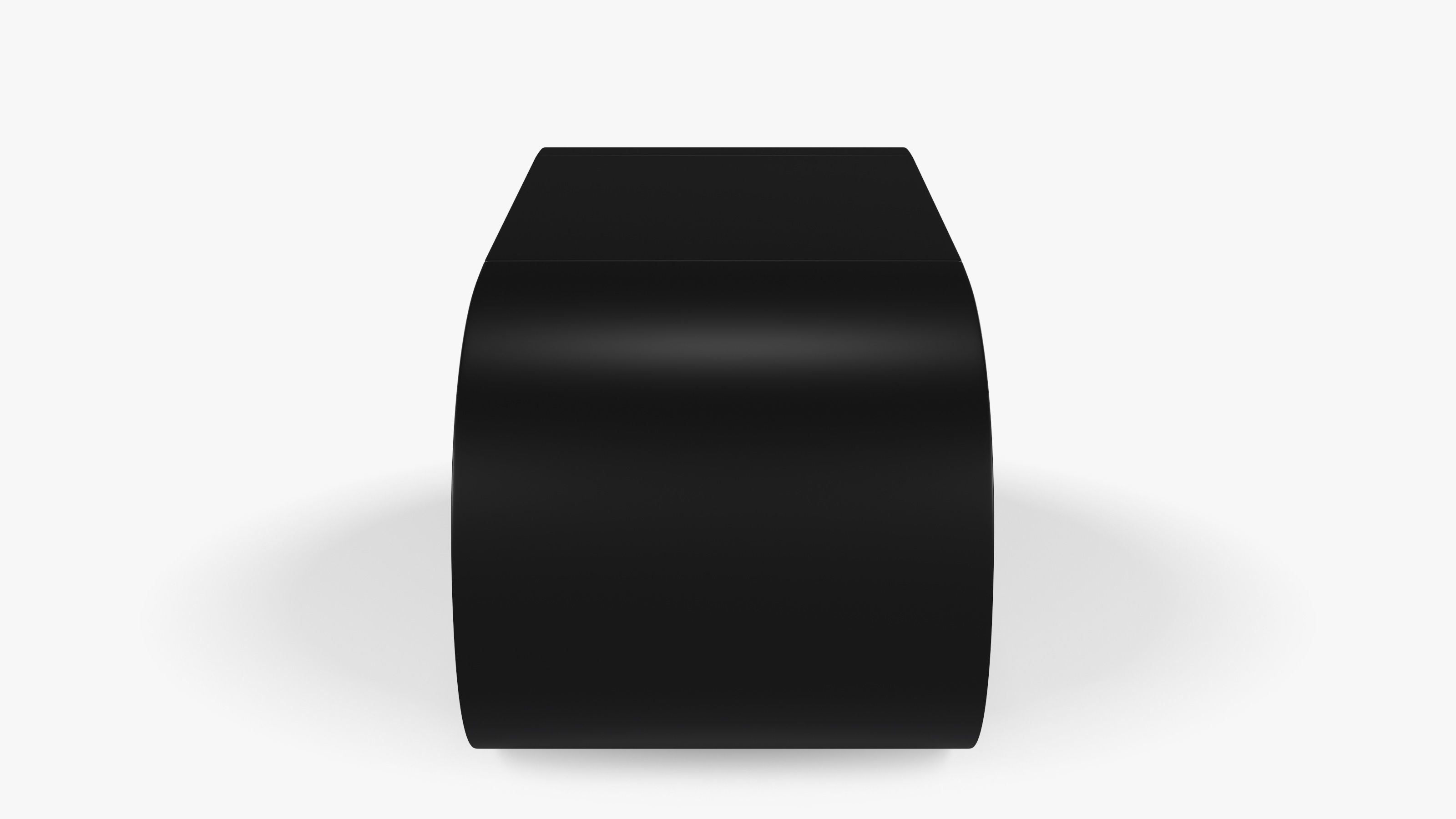 Round TV Stand Low-poly 3D model_5