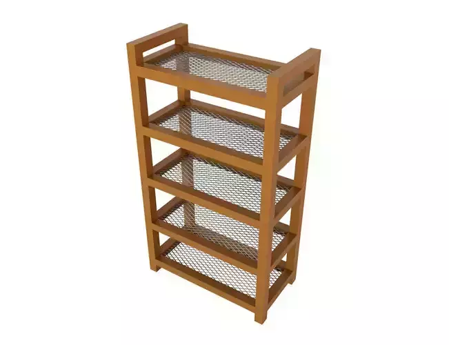 Shelf minimal 3D illustration