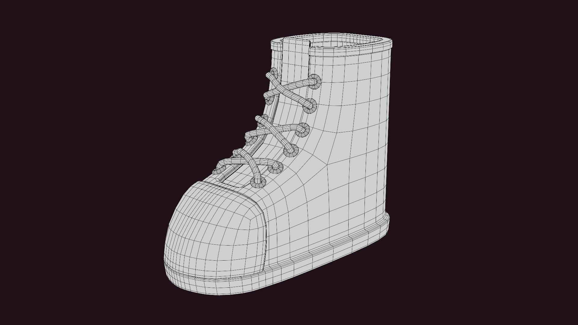Shoe Minimal illustration 3D model 3D model_5