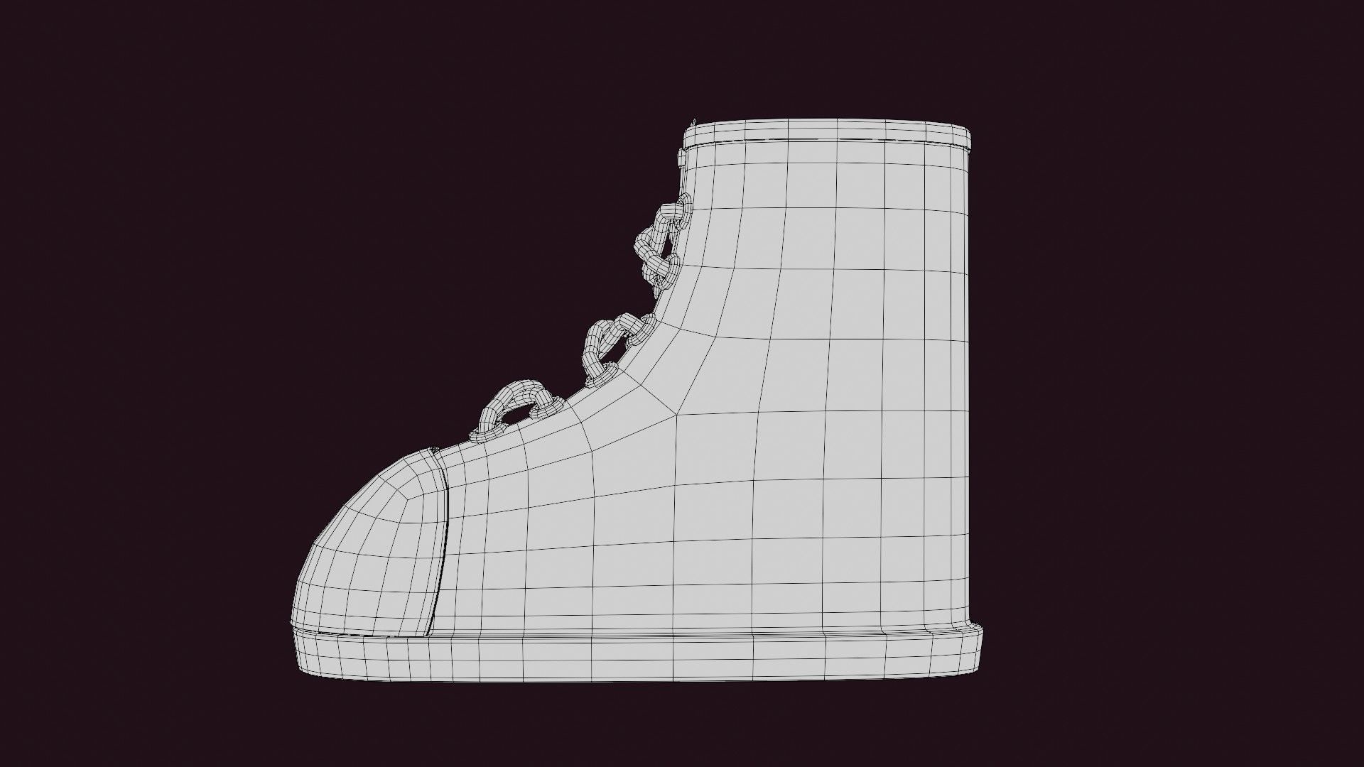 Shoe Minimal illustration 3D model 3D model_7