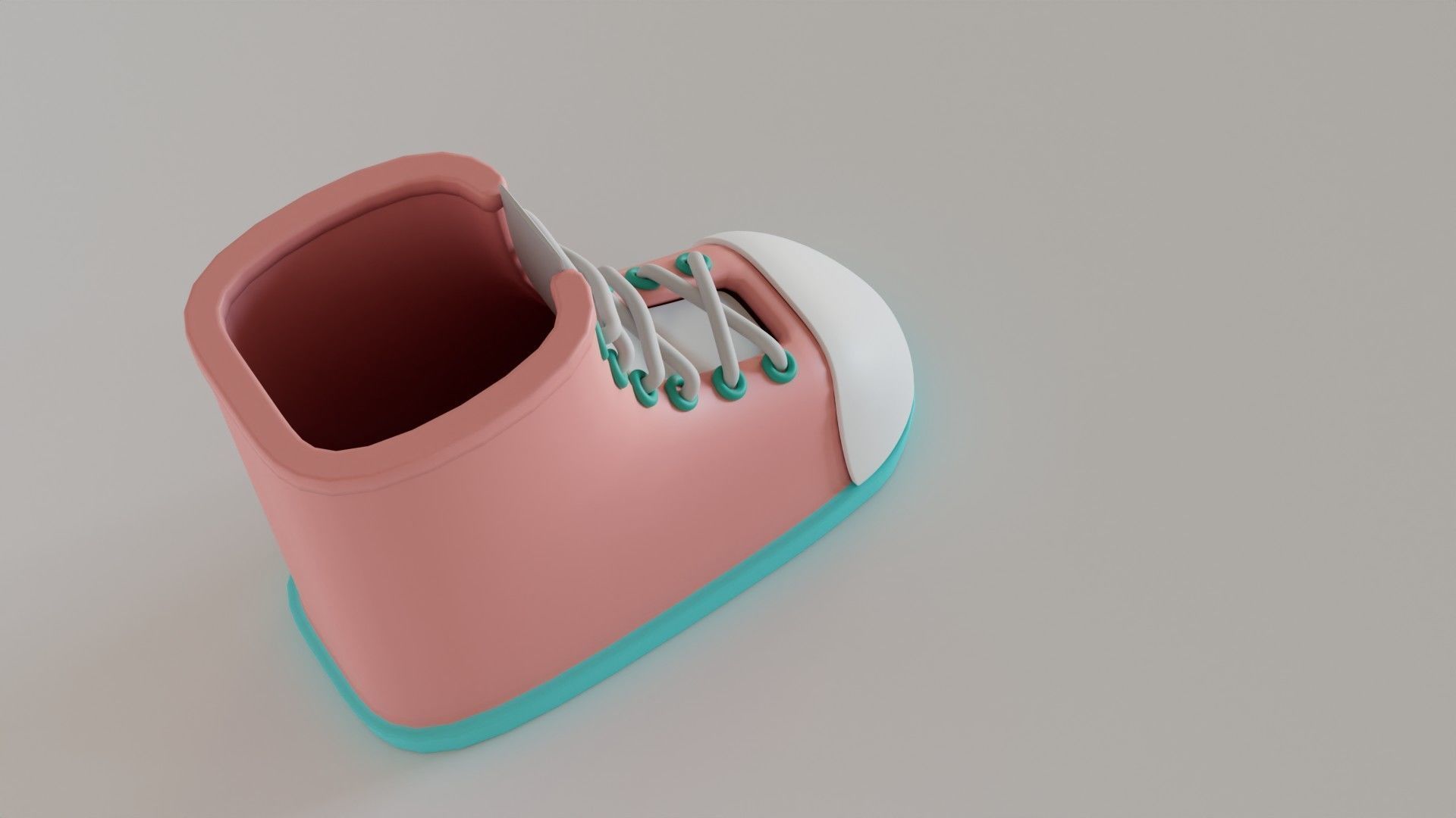 Shoe Minimal illustration 3D model 3D model_4