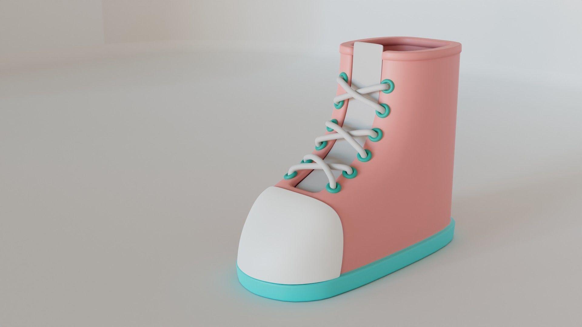 Shoe Minimal illustration 3D model 3D model_1