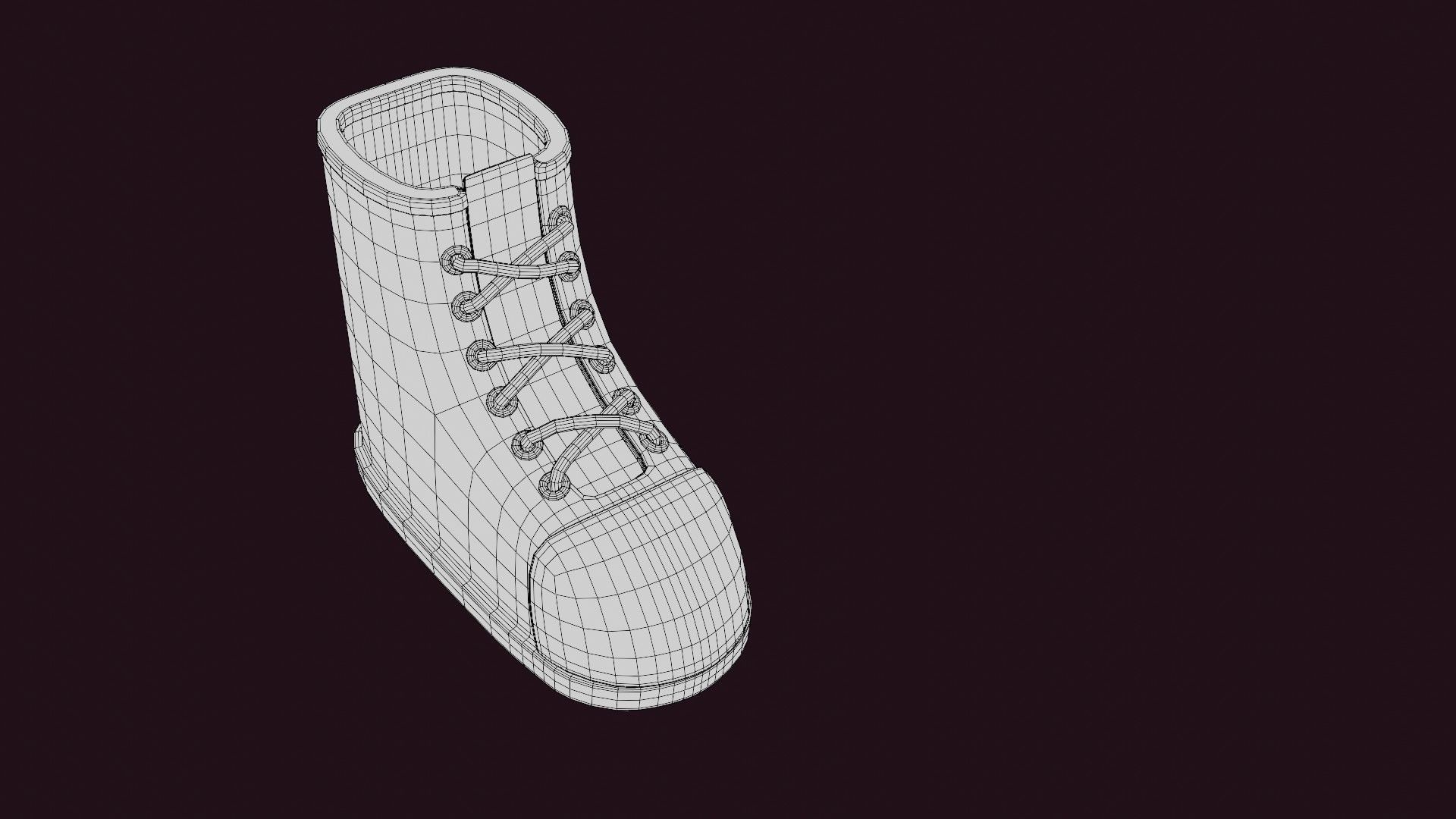 Shoe Minimal illustration 3D model 3D model_6