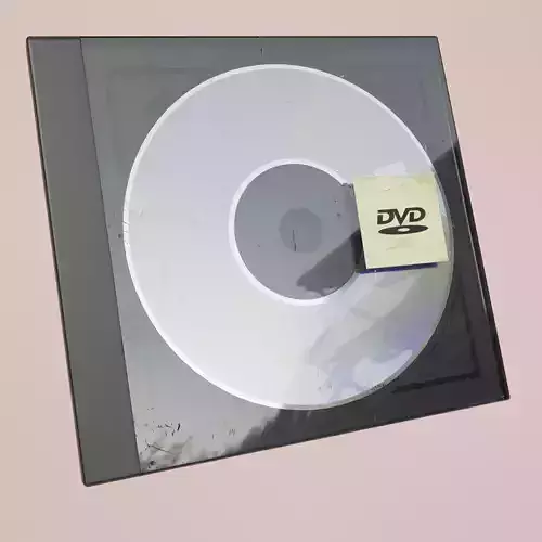 CD Model dvd with note