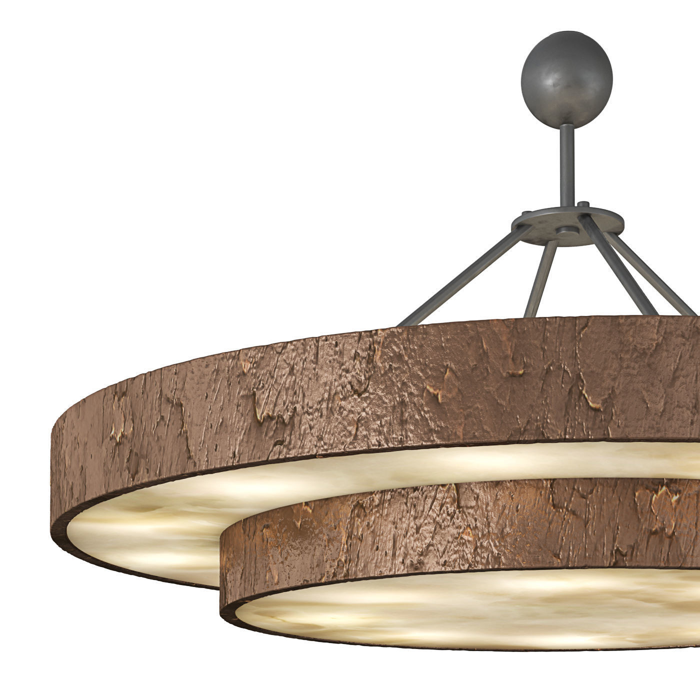 Invisible Collection Jules Leleu Rita Chandelier Low-poly 3D model_2