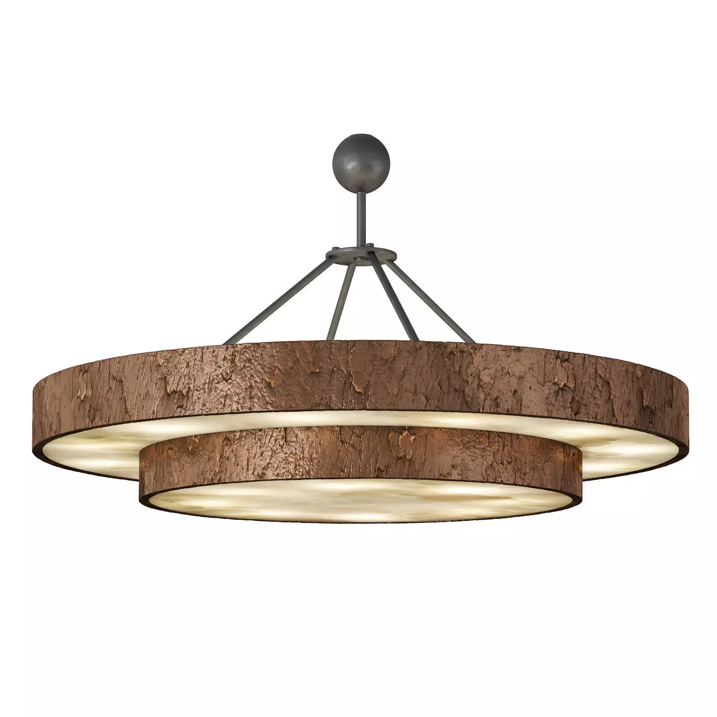 Invisible Collection Jules Leleu Rita Chandelier Low-poly 3D model_0