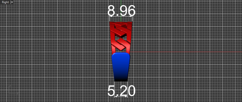 Hexagonal Cuban Chain Ring V2 3D print model_23