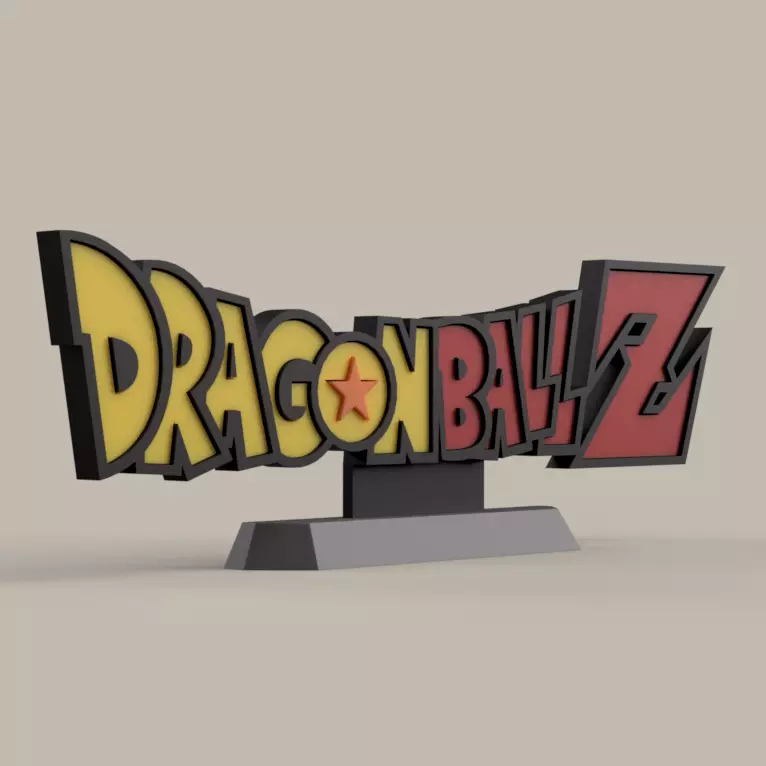 Dragon Ball Z - Logo 3D print model_0