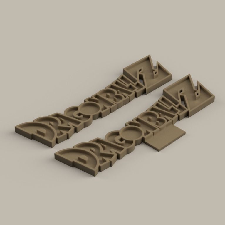 Dragon Ball Z - Logo 3D print model_2