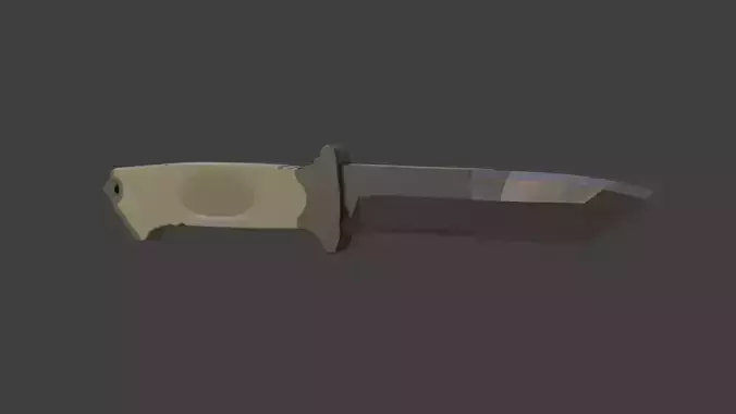 bear knife Free low-poly 3D model