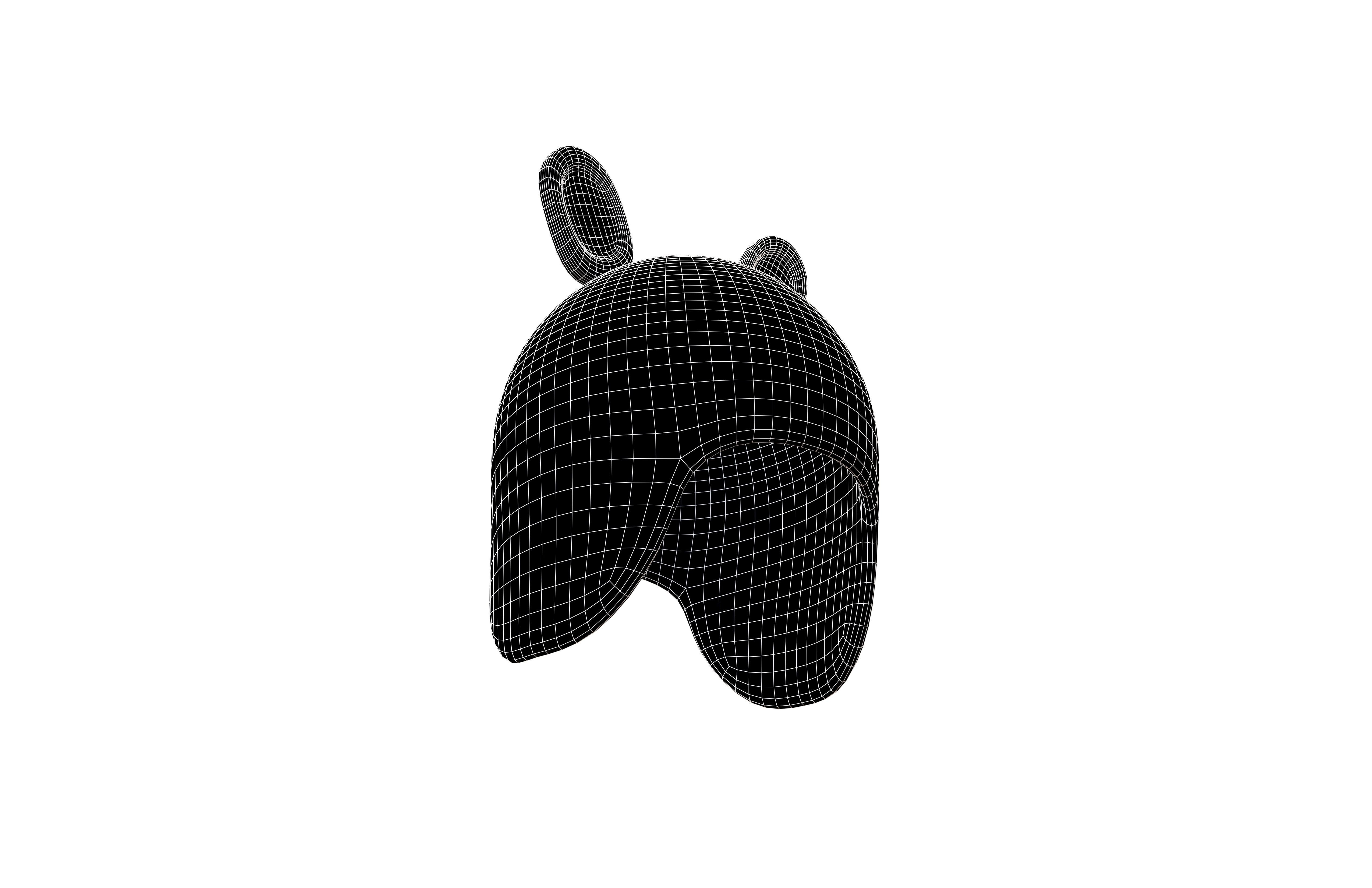 Baby Hat v1 004 Low-poly 3D model_6