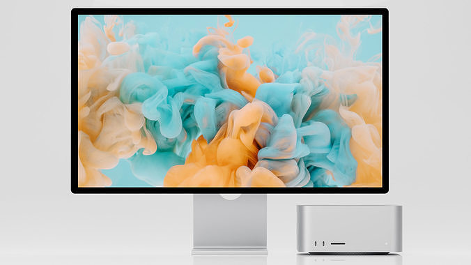 Mac Studio and Studio display Free 3D model