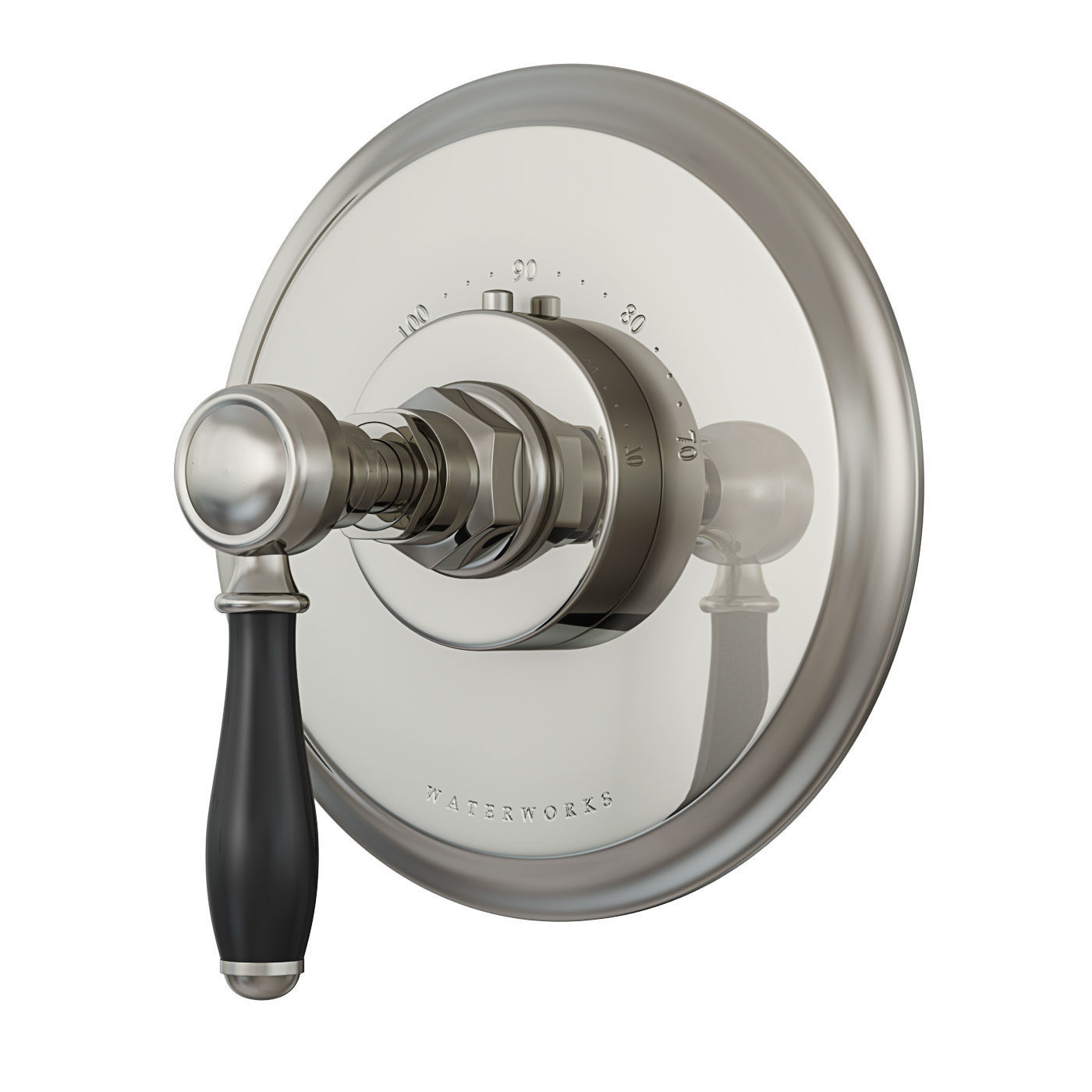 Waterworks Easton shower set Low-poly 3D model_2